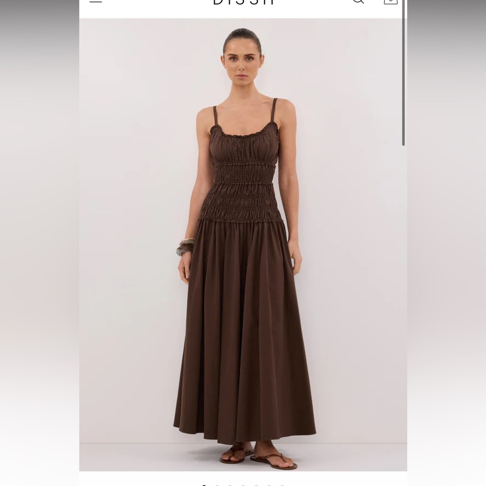 DISSH Brown Midi Dress